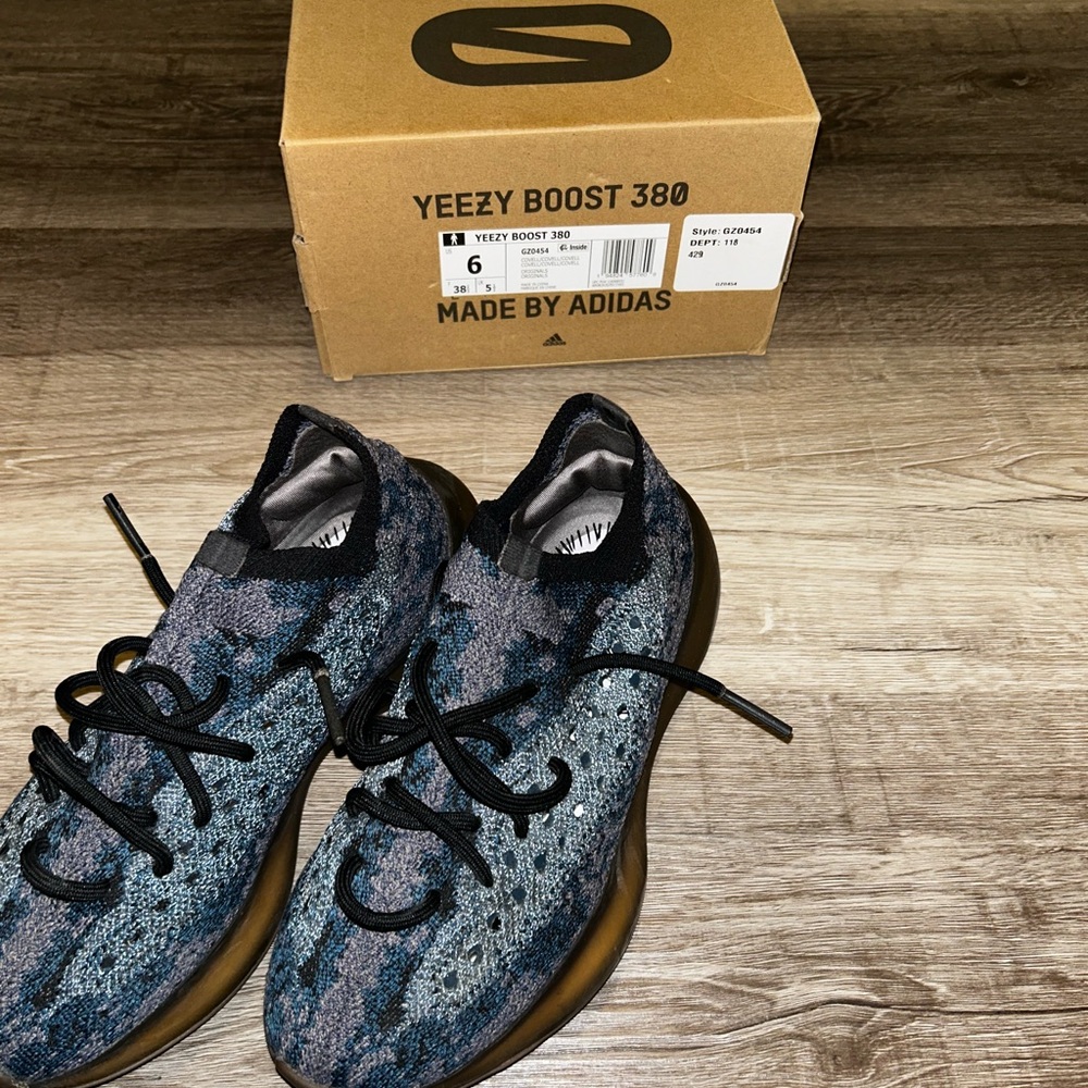 Adidas Yeezy Boost 380 in Blue and Black